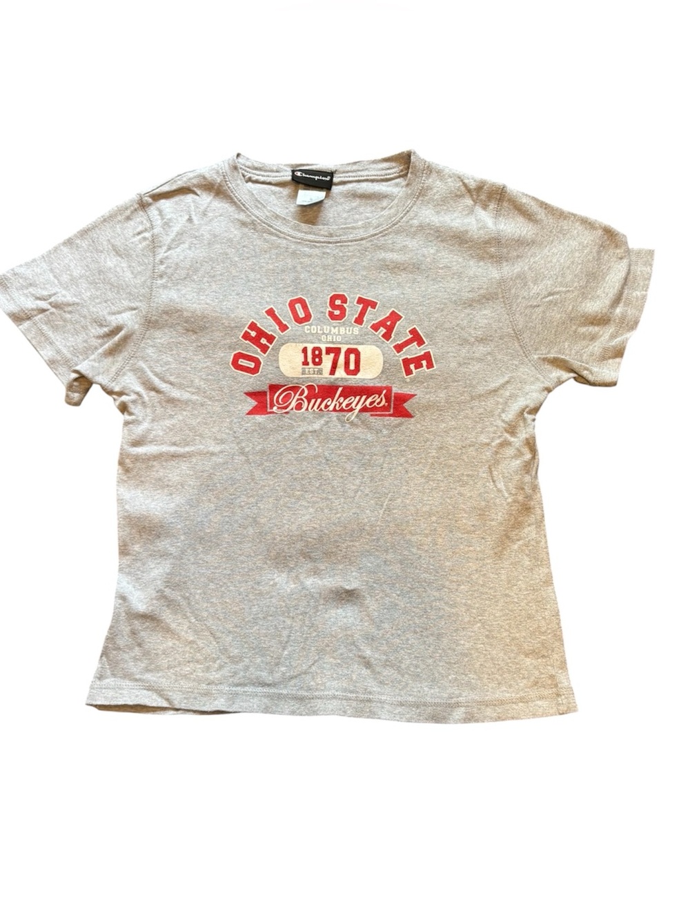Vintage Champion Ohio State Crop Tee